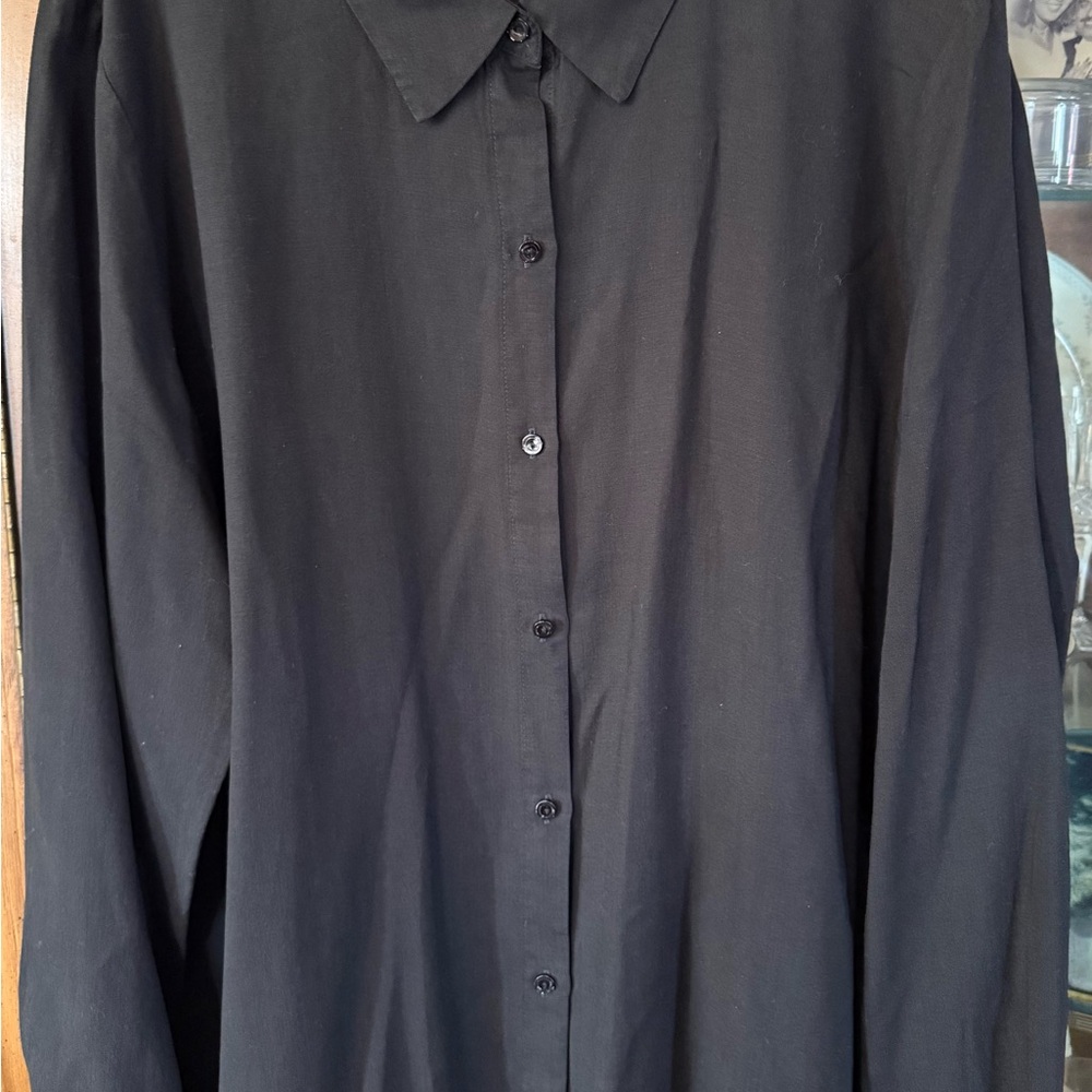 Eileen Fisher Classic Black Women’s Shirt